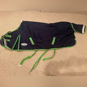 Used 81” Weatherbeeta Standard Neck Medium Weight Turnout Blanket. Cleaned.